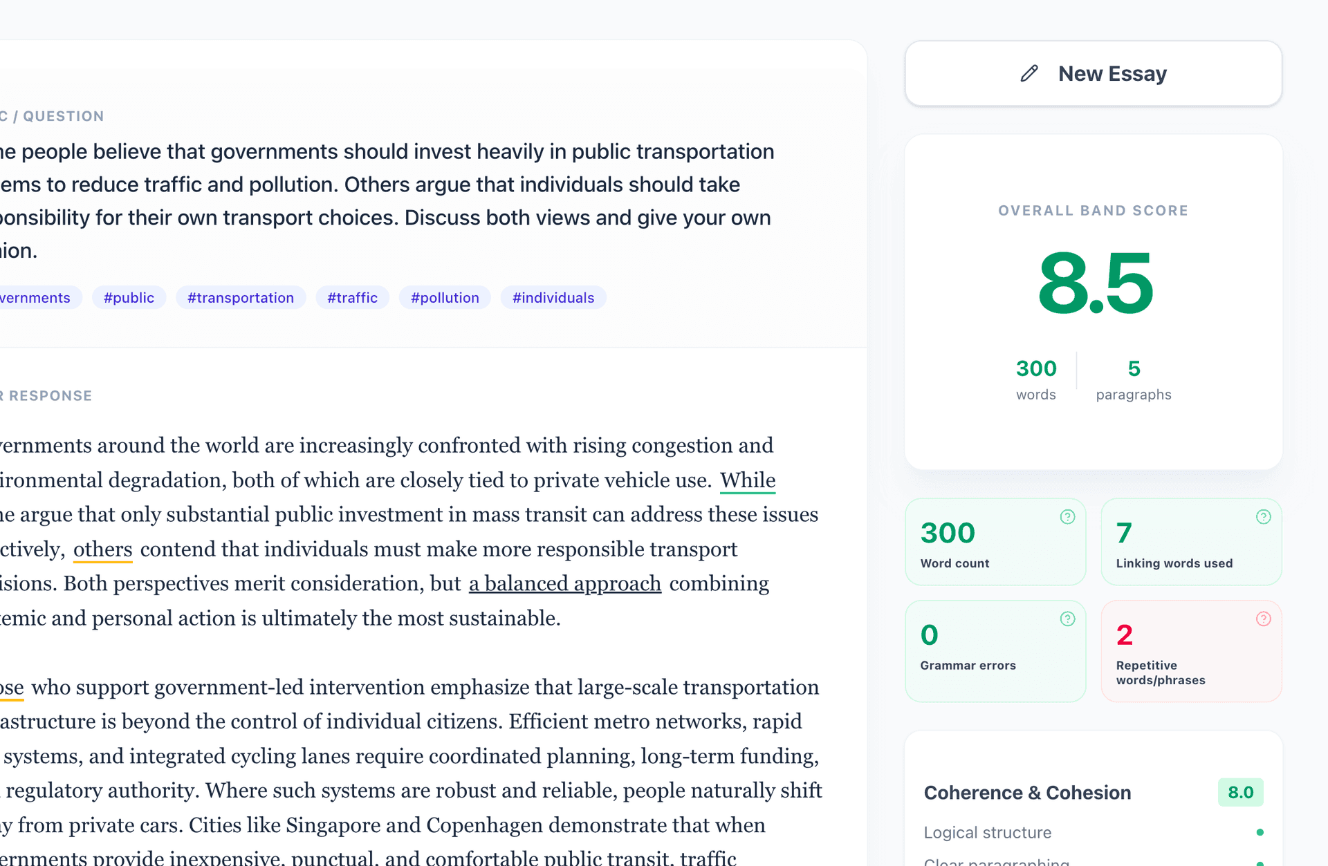 Get Instant Feedback